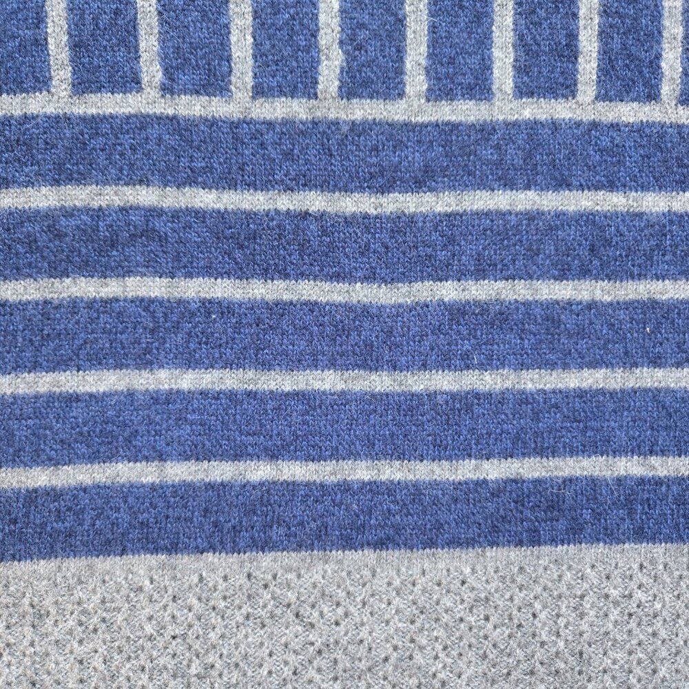 Qi Cashmere Scarf Grey Blue - Picture 4 of 6